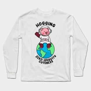 Hogging zero-gravity cuteness Long Sleeve T-Shirt